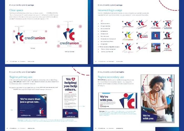 IC credit union branding book